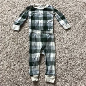 buffalo check pajamas baby